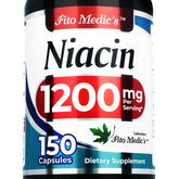 FITO MEDIC'S Vitamin B3 Niacin Capsules bottle front view