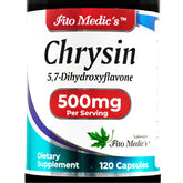 FITOMEDIC'S Chrysin with Passion Flower 120 Capsules front view