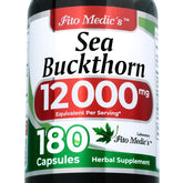 FITOMEDIC'S Sea Buckthorn Supplement 180 capsules front view