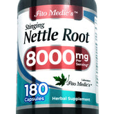 FITOMEDIC'S Stinging Nettle Root Extract 1000mg capsule bottle front view