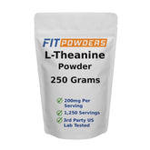 FitPowders L-Theanine Powder 200mg front view packaging