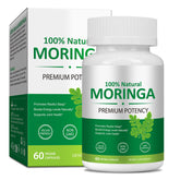 flasture Organic Moringa Capsules front view
