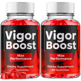 Flex University Vigor support Gummies 60 count front view