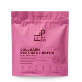Flip My Life Collagen Peptides + Biotin 224g front view