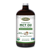 Flora MCT Oil 1134g front view with packaging