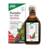 Floradix Iron & Herbs liquid iron supplement bottle front view