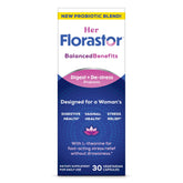 Florastor Her Probiotic Supplement 30 Capsules front view