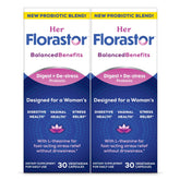 Florastor Her Probiotic Supplement 30 capsules front view