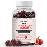 FlyHugz Travel Gummies front view packaging