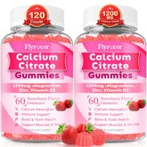 Flyrocer Calcium Citrate Gummies front view packaging
