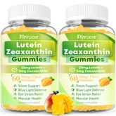 Flyrocer Lutein Gummies bottle front view with mango flavour