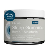 FOCL Sleep Gummies 150g front view with packaging