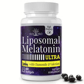 Fogoro Melatonin Supplement 60mg softgel capsules front view