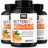 Force Factor Better Turmeric Joint Support Supplement front view