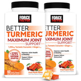 Force Factor Better Turmeric Maximum Joint Support 1200mg soft chews front view