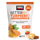Force Factor Better Turmeric Soft Chews front view packaging