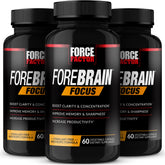 Force Factor Forebrain Focus Brain Supplement front view