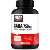 Force Factor GABA 750mg Capsules bottle front view
