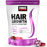 Force Factor Hair Growth Accelerator Soft Chews packaging front view