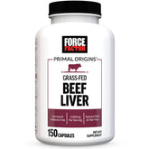 Force Factor Primal Origins Beef Liver Capsules front view