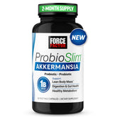 Force Factor ProbioSlim Akkermansia Muciniphila Probiotic 60 Capsules front view