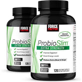 Force Factor ProbioSlim Extra Strength Probiotic capsule bottle front view