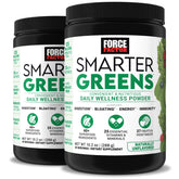 Force Factor Smarter Greens Daily Wellness Powder 567g front view