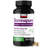 Force Factor Somnapure Drug-Free Sleep Aid 60 Count Tablets front view