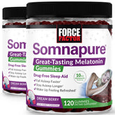 Force Factor Somnapure Gummies 10mg Melatonin front view