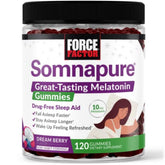 Force Factor Somnapure Gummies 120 count front view