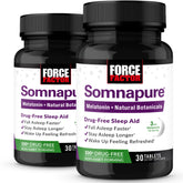 Force Factor Somnapure Sleep Supplement front view with packaging