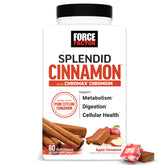 Force Factor Splendid Cinnamon Soft Chews front view with packaging