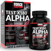 Force Factor Test X180 Alpha V2 front view with packaging