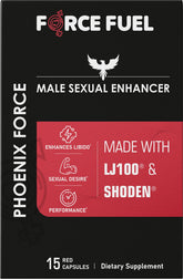 FORCE FUEL Male Performance Supplement 90 capsules front view