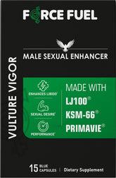FORCE FUEL Vulture Vigor male performance supplement front view