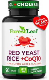 ForestLeaf Red Yeast Rice 1215 MG capsules front view