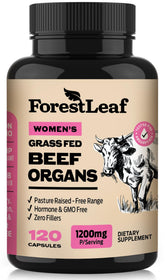 ForestLeaf Women's Beef Organ Complex 1200mg capsules front view