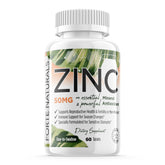 FORTE NATURALS Zinc 50mg tablets front view packaging