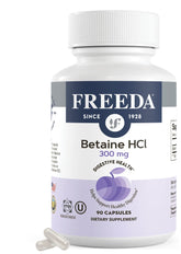 FREEDA Betaine HCl Multi-Enzyme Supplement front view