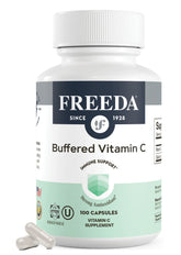 FREEDA Buffered Vitamin C 500mg capsules front view