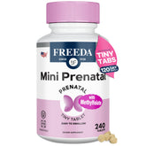 FREEDA Mini Prenatal Vitamins 60 Tablets front view