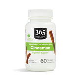 Front view of 365 by Whole Foods Market Cinnamon Supplement 60 count