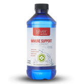 Front view of American Biotech Labs Silver Biotics daily wellness Support 4oz bottle
