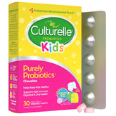 Front view of Culturelle Kids Chewable Probiotic 30 Count packaging