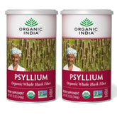 Front view of ORGANIC INDIA Psyllium Whole Husk 980g packaging