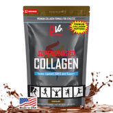 Front view of PhysiVantage Supercharged Collagen 454g pouch