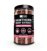 Front view of PURE ORIGINAL INGREDIENTS Hawthorn Berry Extract Capsules bottle