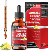 Front view of Tenmido Green Tea Extract Liquid Drops 30ml bottle