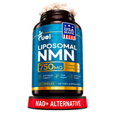 Fuel NMN Supplement 750mg Liposomal Delivery Capsules front view