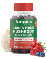 Fungies Lion’s Mane Mushroom Gummies front view packaging